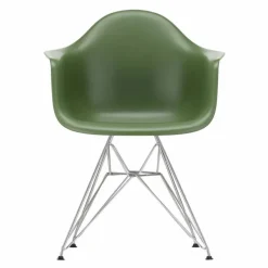 New Eames Plastic Chair DAR Chroom Onderstel Eetkamerstoelen