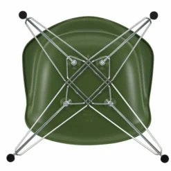 New Eames Plastic Chair DAR Chroom Onderstel Eetkamerstoelen