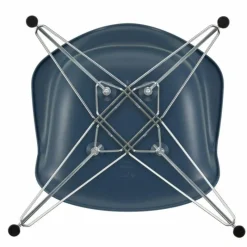 New Eames Plastic Chair DAR Chroom Onderstel Eetkamerstoelen