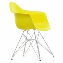 New Eames Plastic Chair DAR Chroom Onderstel Eetkamerstoelen