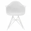 Discount Eames Plastic Chair DAR Wit Onderstel Eetkamerstoelen