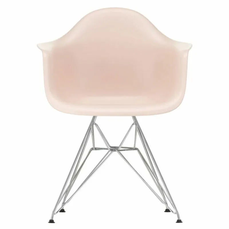 Outlet Eames Plastic Chair DAR Zwart Onderstel Tuinstoelen|Eetkamerstoelen