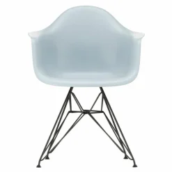 Outlet Eames Plastic Chair DAR Zwart Onderstel Tuinstoelen|Eetkamerstoelen