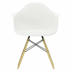 Hot Eames Plastic Chair DAW Esdoorn Gelig Eetkamerstoelen