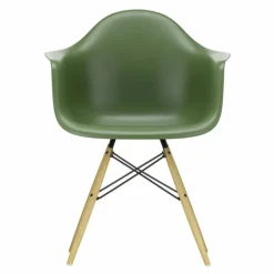 Hot Eames Plastic Chair DAW Esdoorn Gelig Eetkamerstoelen