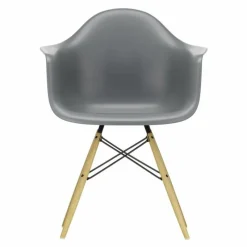 Hot Eames Plastic Chair DAW Esdoorn Gelig Eetkamerstoelen