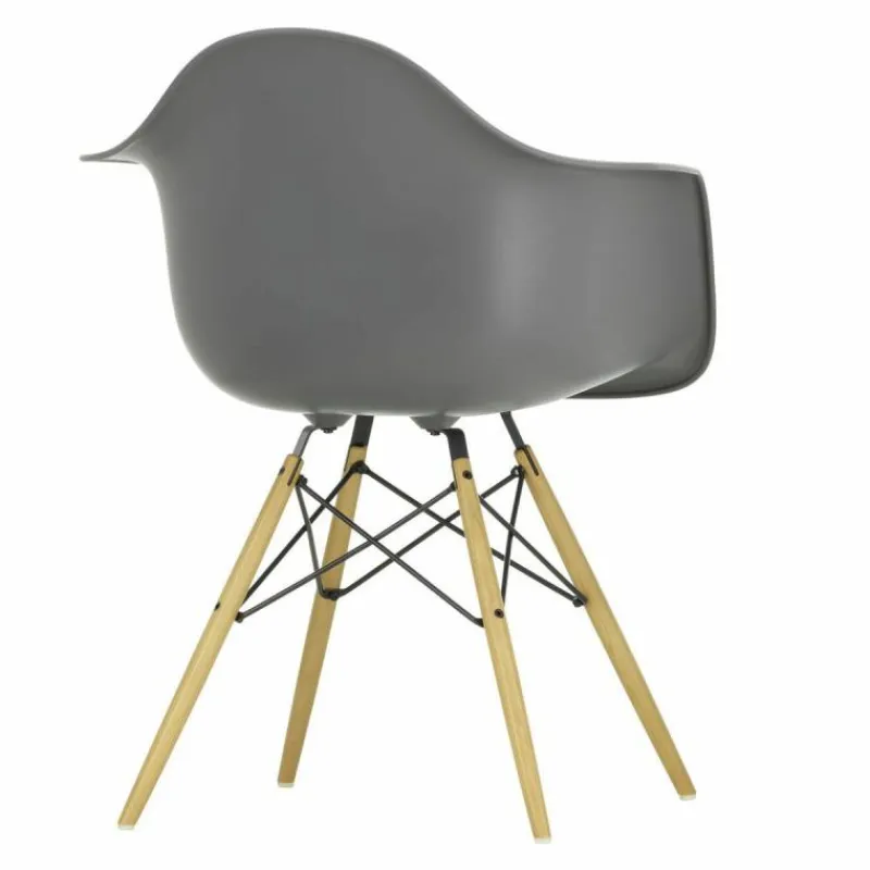 Hot Eames Plastic Chair DAW Esdoorn Gelig Eetkamerstoelen
