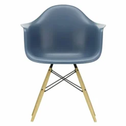 Hot Eames Plastic Chair DAW Esdoorn Gelig Eetkamerstoelen