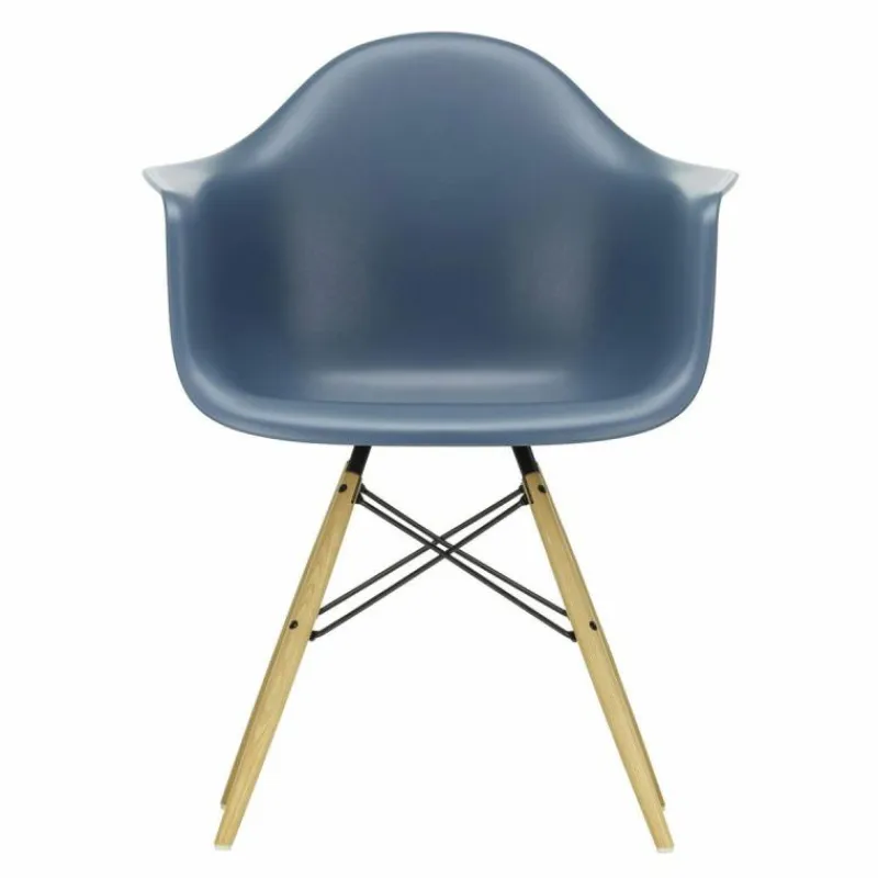 Hot Eames Plastic Chair DAW Esdoorn Gelig Eetkamerstoelen