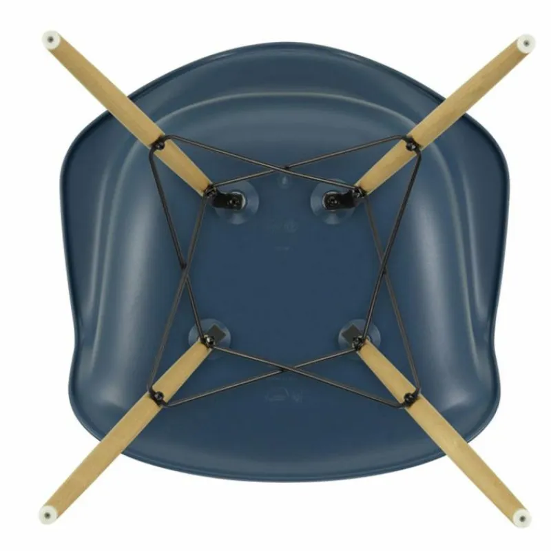 Hot Eames Plastic Chair DAW Esdoorn Gelig Eetkamerstoelen