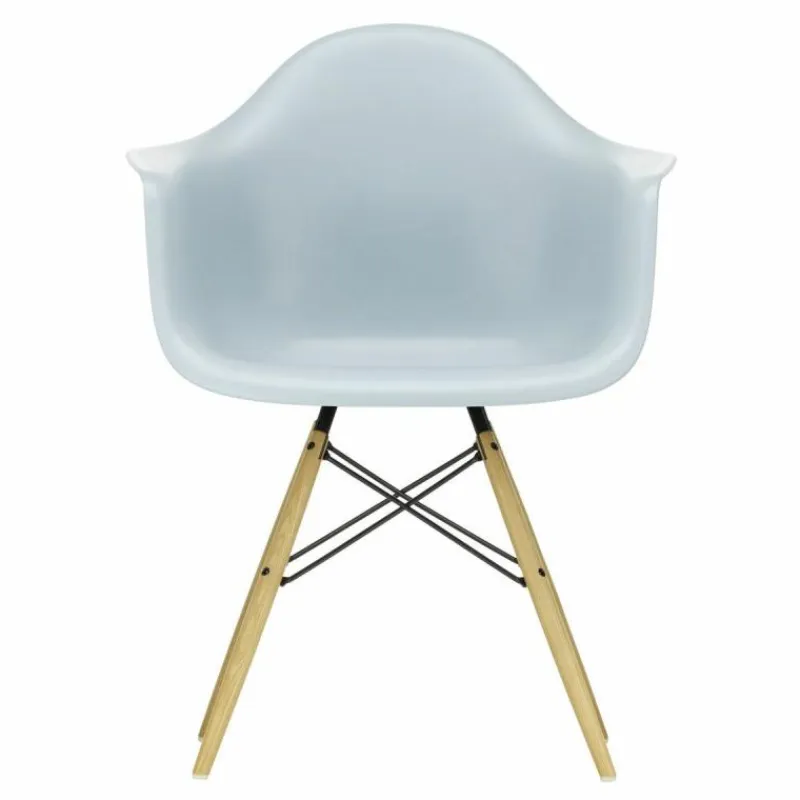 Hot Eames Plastic Chair DAW Esdoorn Gelig Eetkamerstoelen