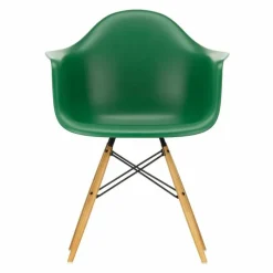 Hot Eames Plastic Chair DAW Esdoorn Gelig Eetkamerstoelen