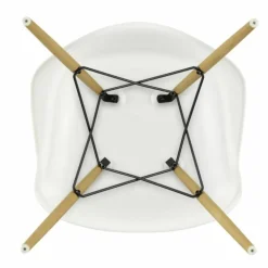 Hot Eames Plastic Chair DAW Esdoorn Gelig Eetkamerstoelen