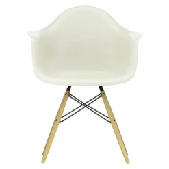 Hot Eames Plastic Chair DAW Esdoorn Gelig Eetkamerstoelen