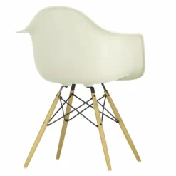 Hot Eames Plastic Chair DAW Esdoorn Gelig Eetkamerstoelen