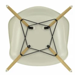 Hot Eames Plastic Chair DAW Esdoorn Gelig Eetkamerstoelen