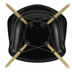 Hot Eames Plastic Chair DAW Esdoorn Gelig Eetkamerstoelen