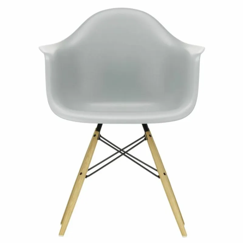 Hot Eames Plastic Chair DAW Esdoorn Gelig Eetkamerstoelen