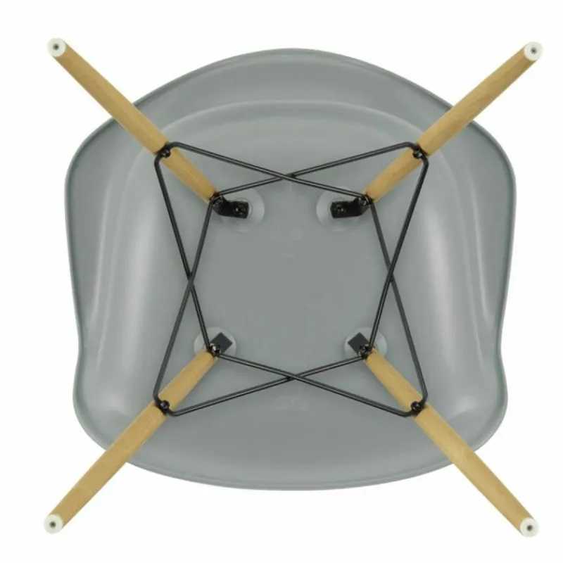 Hot Eames Plastic Chair DAW Esdoorn Gelig Eetkamerstoelen