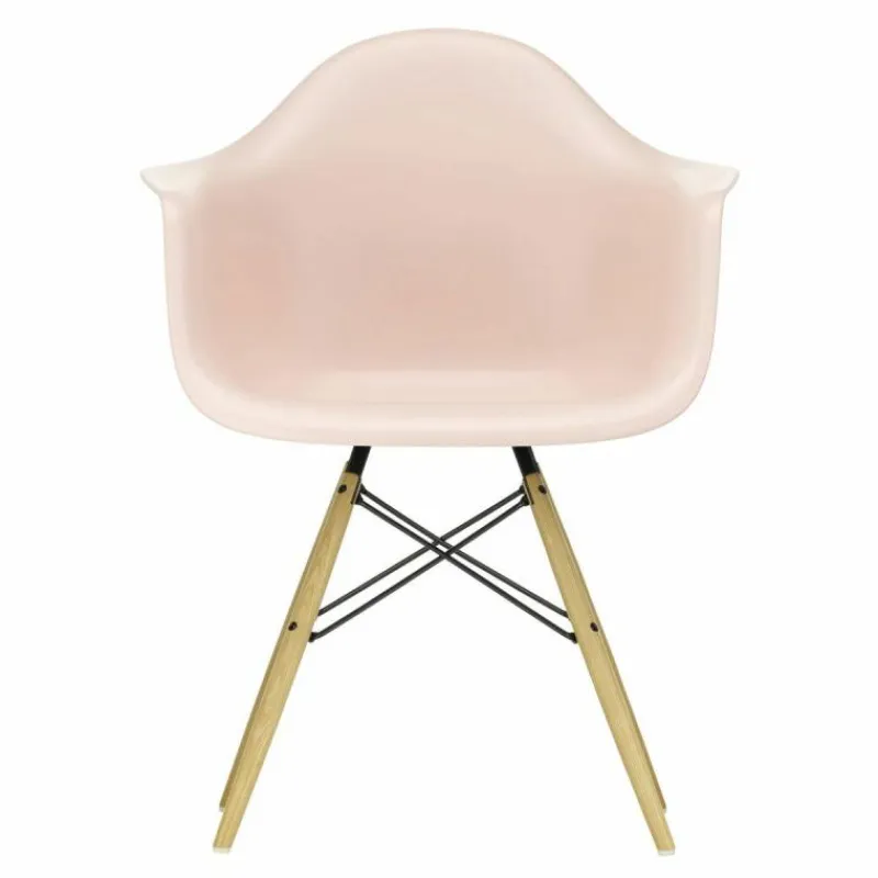 Hot Eames Plastic Chair DAW Esdoorn Gelig Eetkamerstoelen