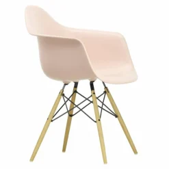 Hot Eames Plastic Chair DAW Esdoorn Gelig Eetkamerstoelen
