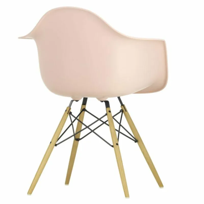 Hot Eames Plastic Chair DAW Esdoorn Gelig Eetkamerstoelen