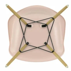 Hot Eames Plastic Chair DAW Esdoorn Gelig Eetkamerstoelen