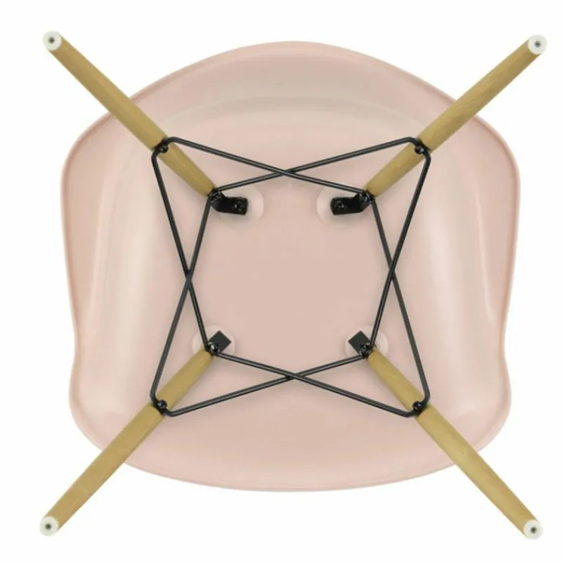 Hot Eames Plastic Chair DAW Esdoorn Gelig Eetkamerstoelen