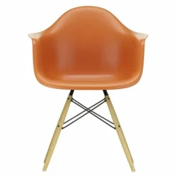 Hot Eames Plastic Chair DAW Esdoorn Gelig Eetkamerstoelen