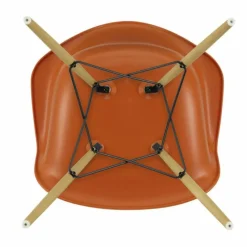Hot Eames Plastic Chair DAW Esdoorn Gelig Eetkamerstoelen