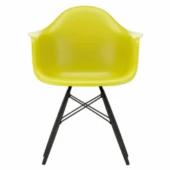 Clearance Eames Plastic Chair DAW Esdoorn Zwart Eetkamerstoelen