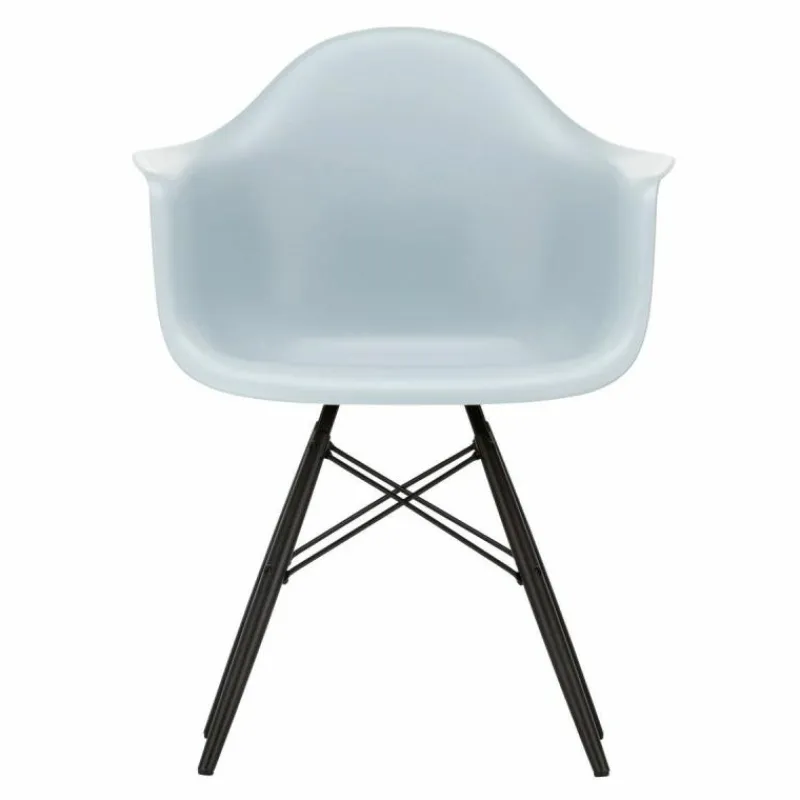 Clearance Eames Plastic Chair DAW Esdoorn Zwart Eetkamerstoelen