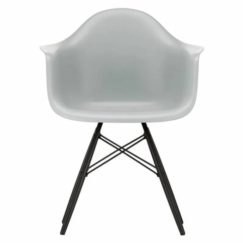 Clearance Eames Plastic Chair DAW Esdoorn Zwart Eetkamerstoelen