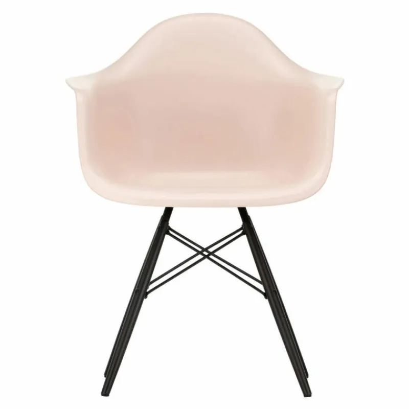 Clearance Eames Plastic Chair DAW Esdoorn Zwart Eetkamerstoelen