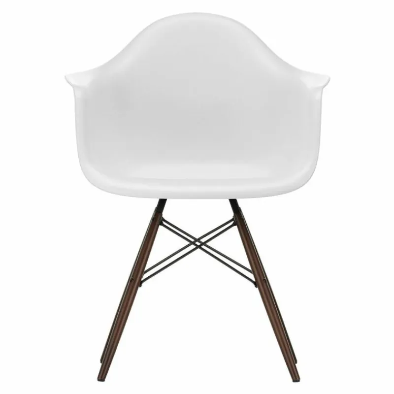 Eames Plastic Chair DAW Esdoorn Donker Eetkamerstoelen