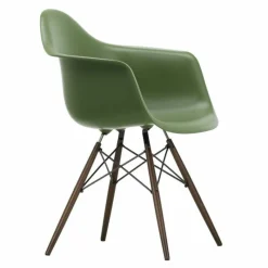 Eames Plastic Chair DAW Esdoorn Donker Eetkamerstoelen