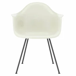 Hot Eames Plastic Chair DAX Zwart Onderstel Tuinstoelen|Eetkamerstoelen