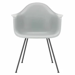 Hot Eames Plastic Chair DAX Zwart Onderstel Tuinstoelen|Eetkamerstoelen