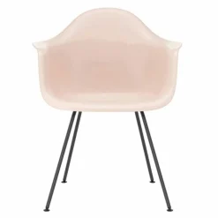 Hot Eames Plastic Chair DAX Zwart Onderstel Tuinstoelen|Eetkamerstoelen