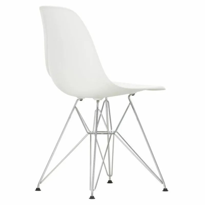 Clearance Eames Plastic Chair DSR Chroom Eetkamerstoelen