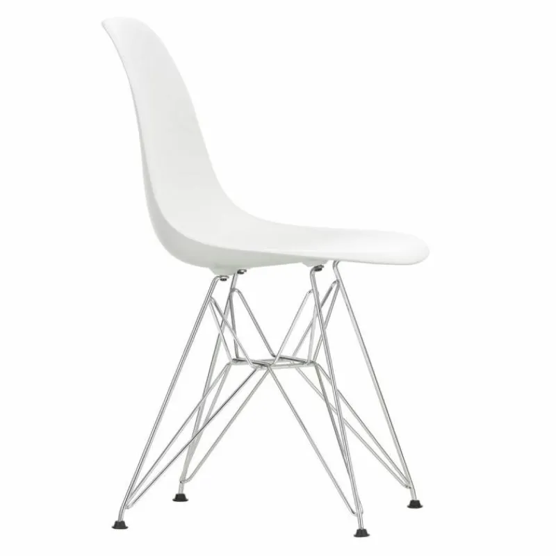 Clearance Eames Plastic Chair DSR Chroom Eetkamerstoelen