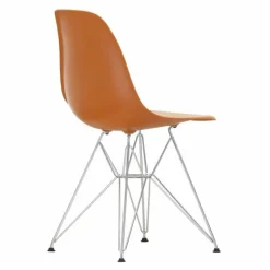 Clearance Eames Plastic Chair DSR Chroom Eetkamerstoelen