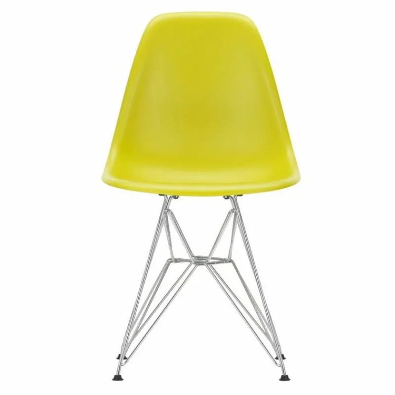 Clearance Eames Plastic Chair DSR Chroom Eetkamerstoelen