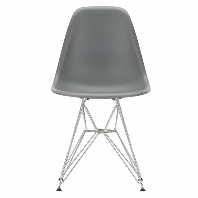 Clearance Eames Plastic Chair DSR Chroom Eetkamerstoelen