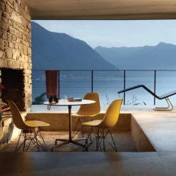 Clearance Eames Plastic Chair DSR Chroom Eetkamerstoelen