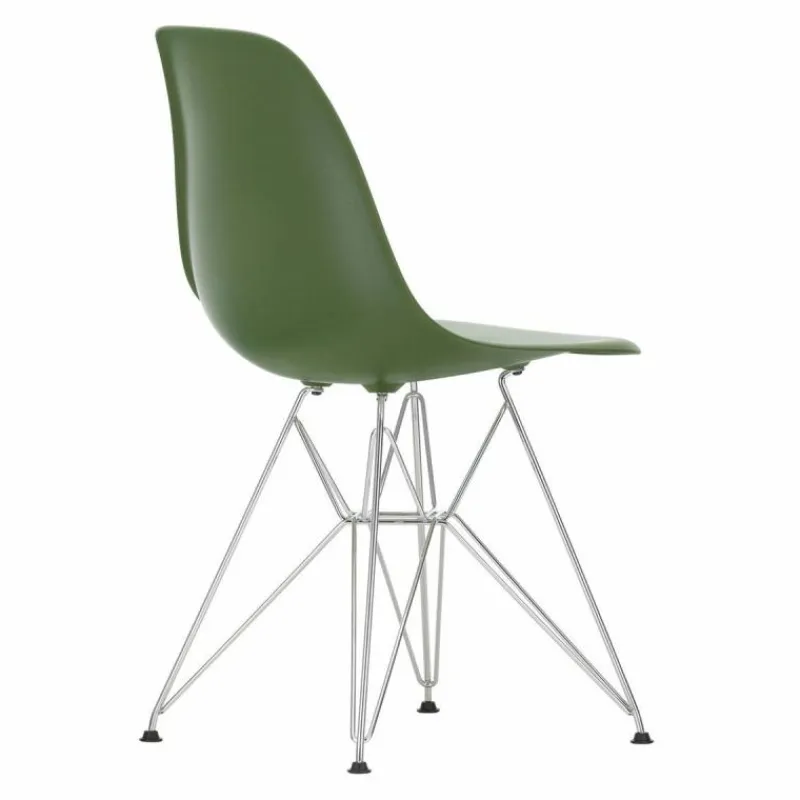 Clearance Eames Plastic Chair DSR Chroom Eetkamerstoelen