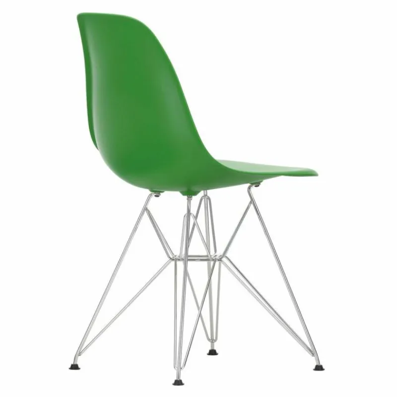 Clearance Eames Plastic Chair DSR Chroom Eetkamerstoelen