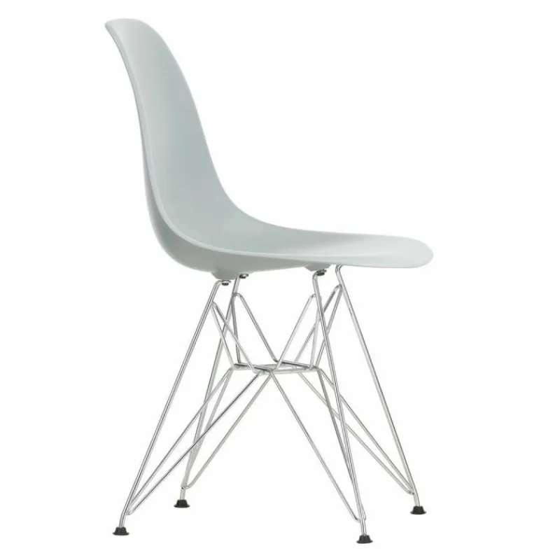 Clearance Eames Plastic Chair DSR Chroom Eetkamerstoelen