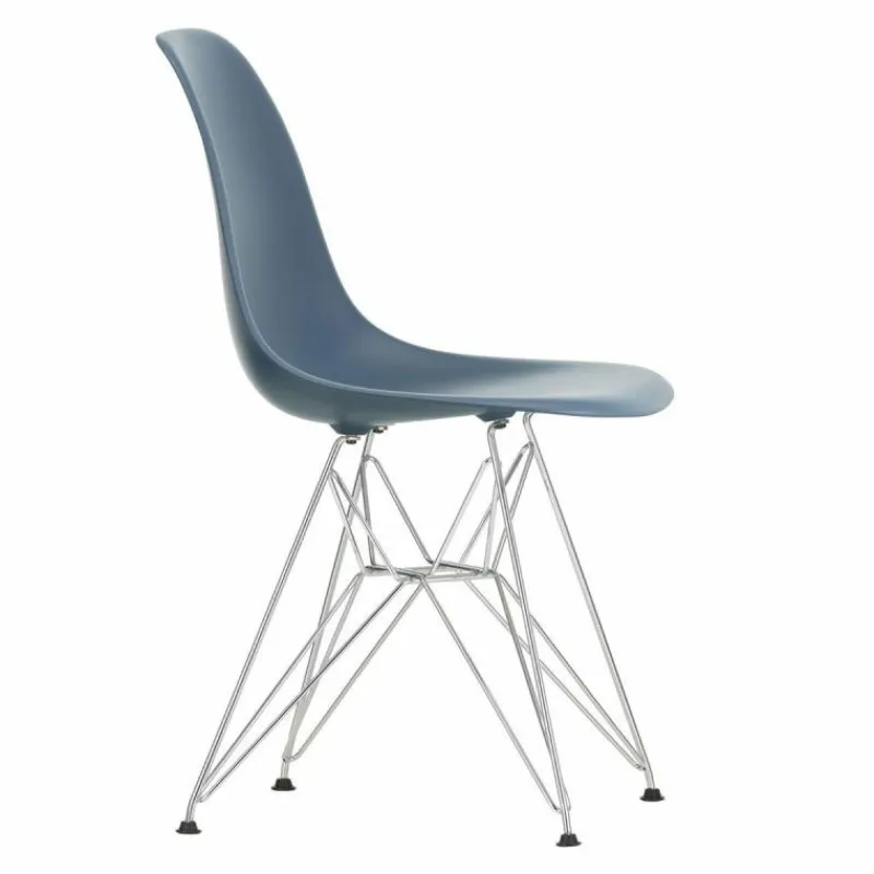 Clearance Eames Plastic Chair DSR Chroom Eetkamerstoelen