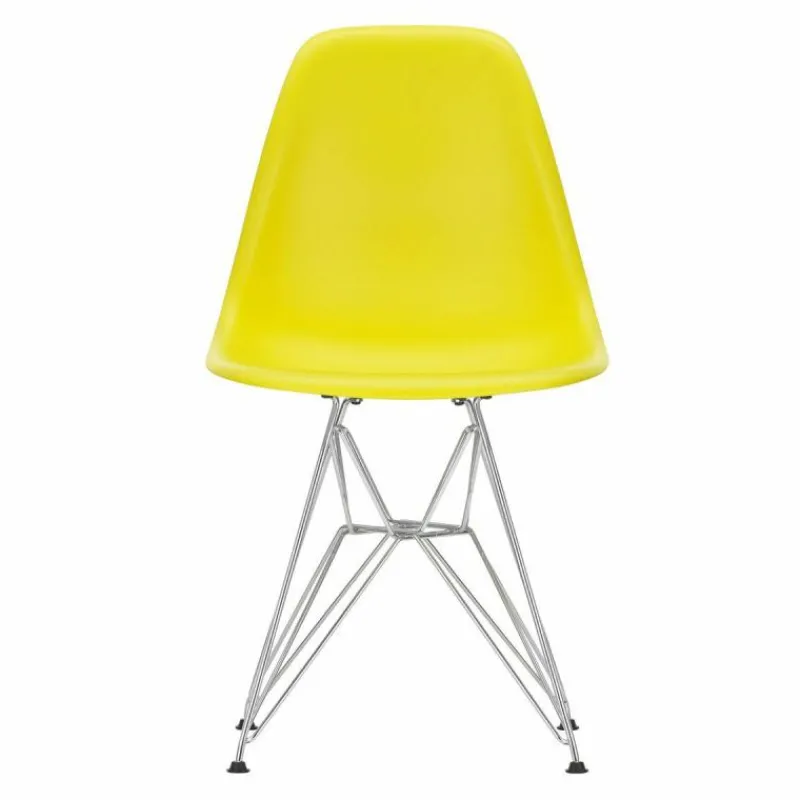 Clearance Eames Plastic Chair DSR Chroom Eetkamerstoelen